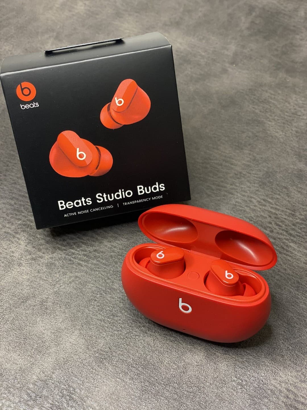 HuaQiangBei YupooPA Beats Studio Buds Bluetooth Headphones red image 5