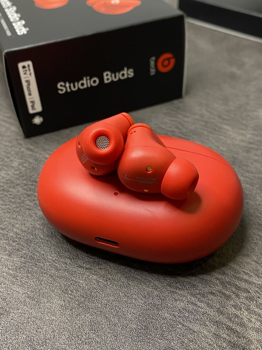 HuaQiangBei YupooPA Beats Studio Buds Bluetooth Headphones red image 6