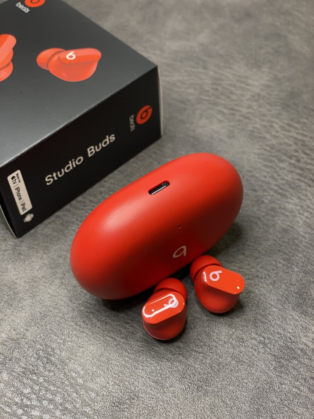 HuaQiangBei YupooPA Beats Studio Buds Bluetooth Headphones red image 8