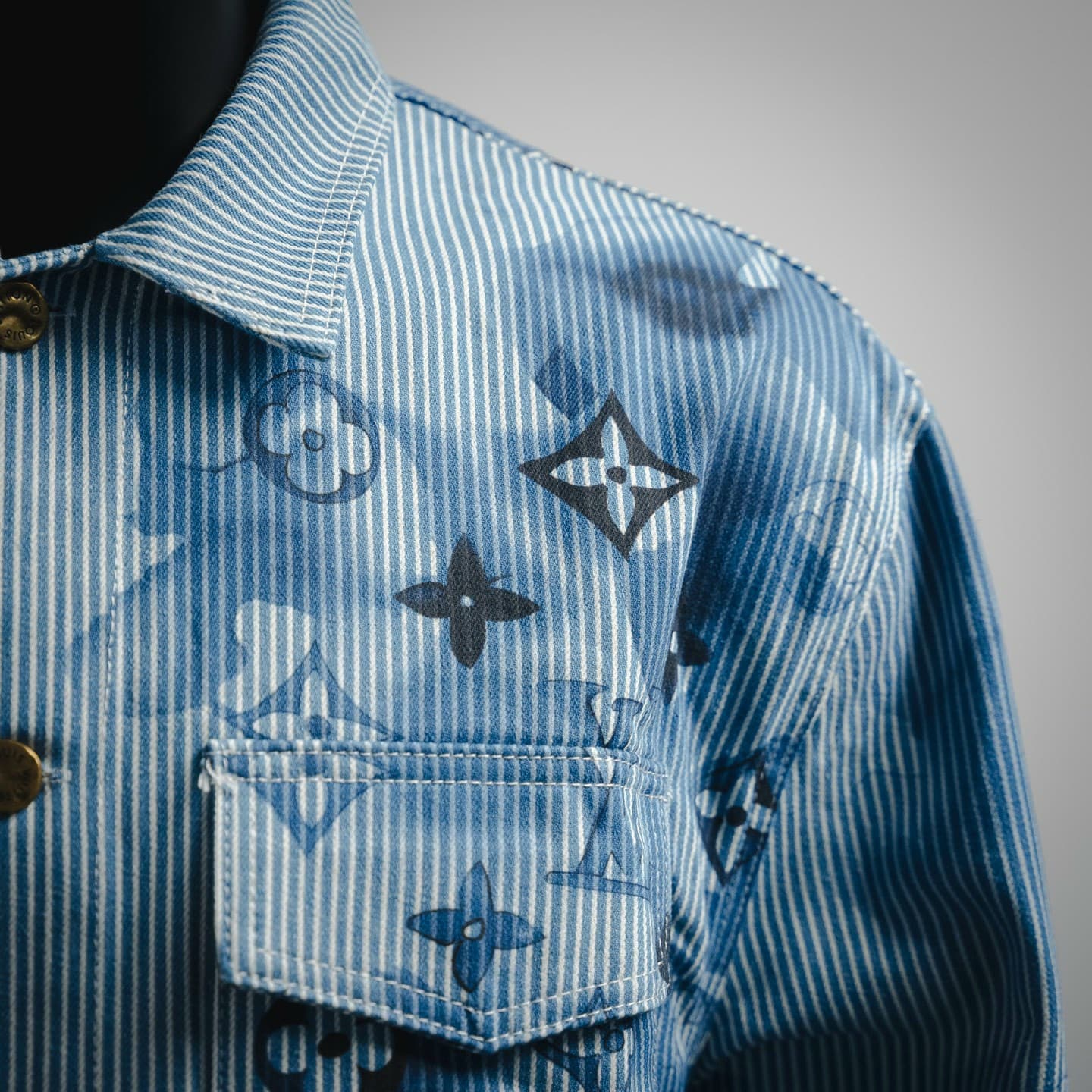 Ink Wash Monogram Denim L*V Style | Yupoo Rep Pick image 4