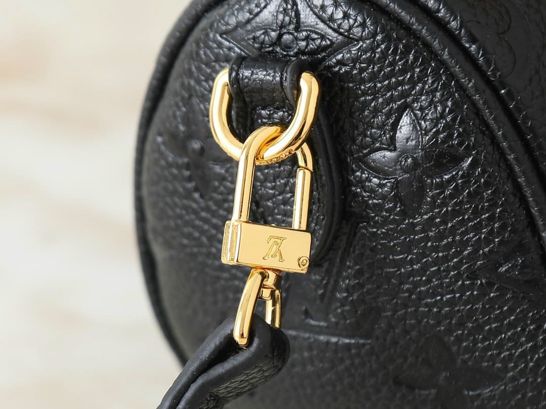 LV Nano Speedy Black Monogram Empreinte Rep Bag image 6
