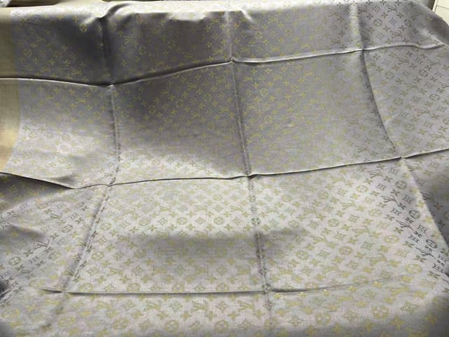 Louis Vuitton Monogram Reps Stole | Jacquard Shawl with Metallic Thread | Yupoo image 5
