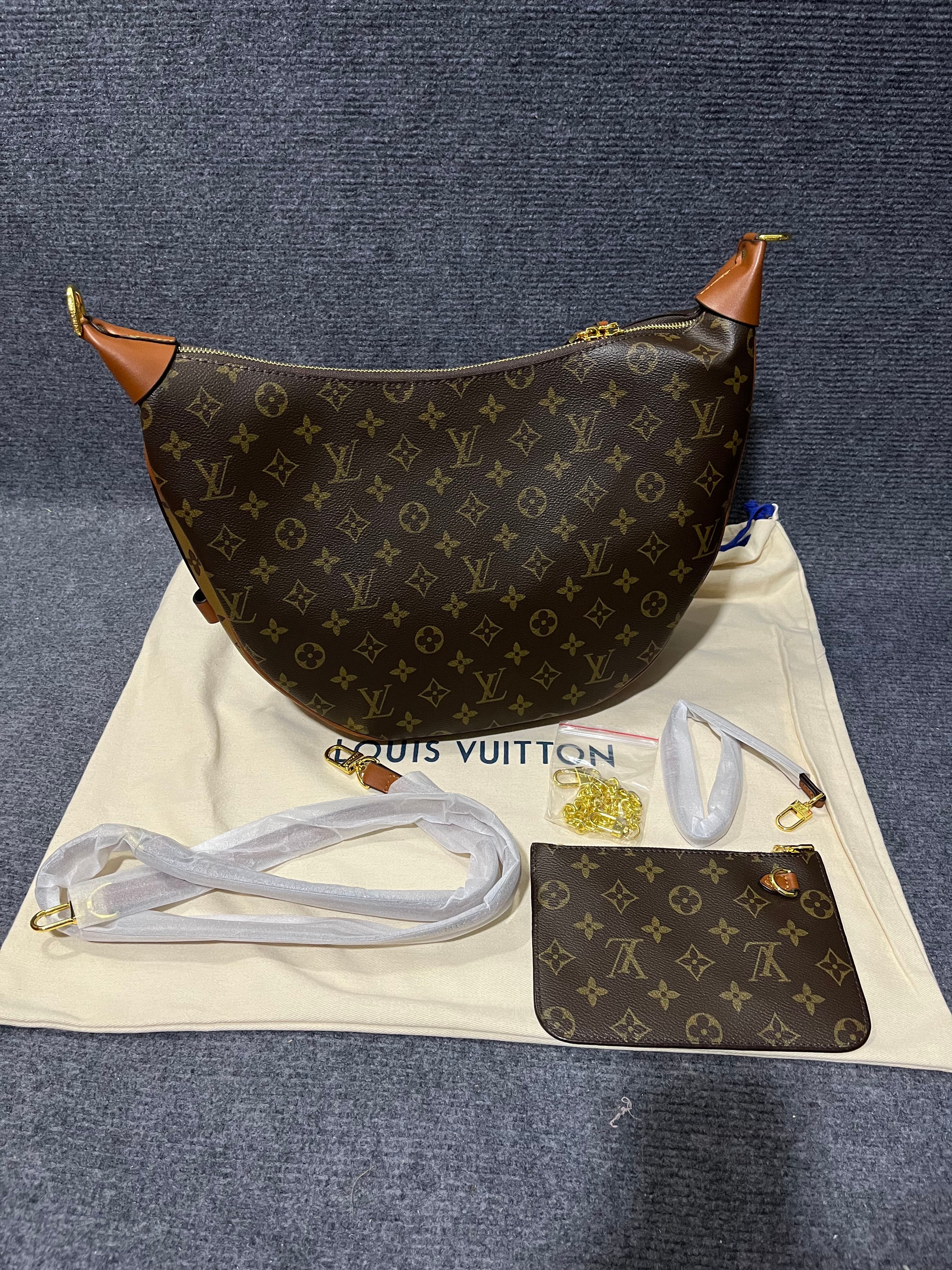 Louis Vuitton Rep Classic Monogram Shoulder Bag, Women's Top Layer Cowhide Hobo Bag from YupooPA image 2