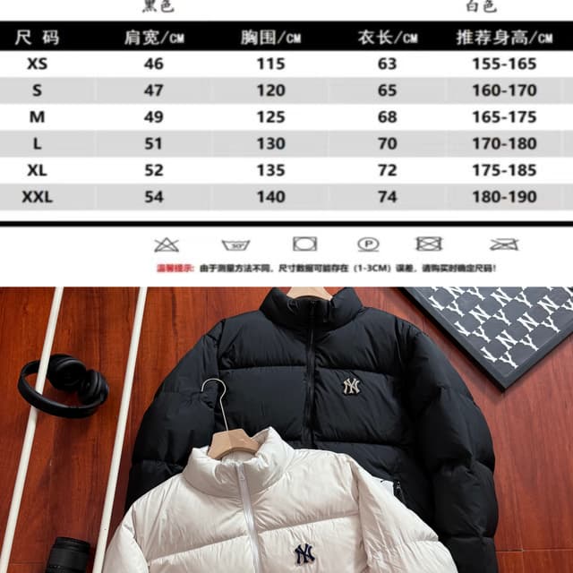 MLB Yankees Reps Jacket | Short Puffer with NFC | Yupoo image 13