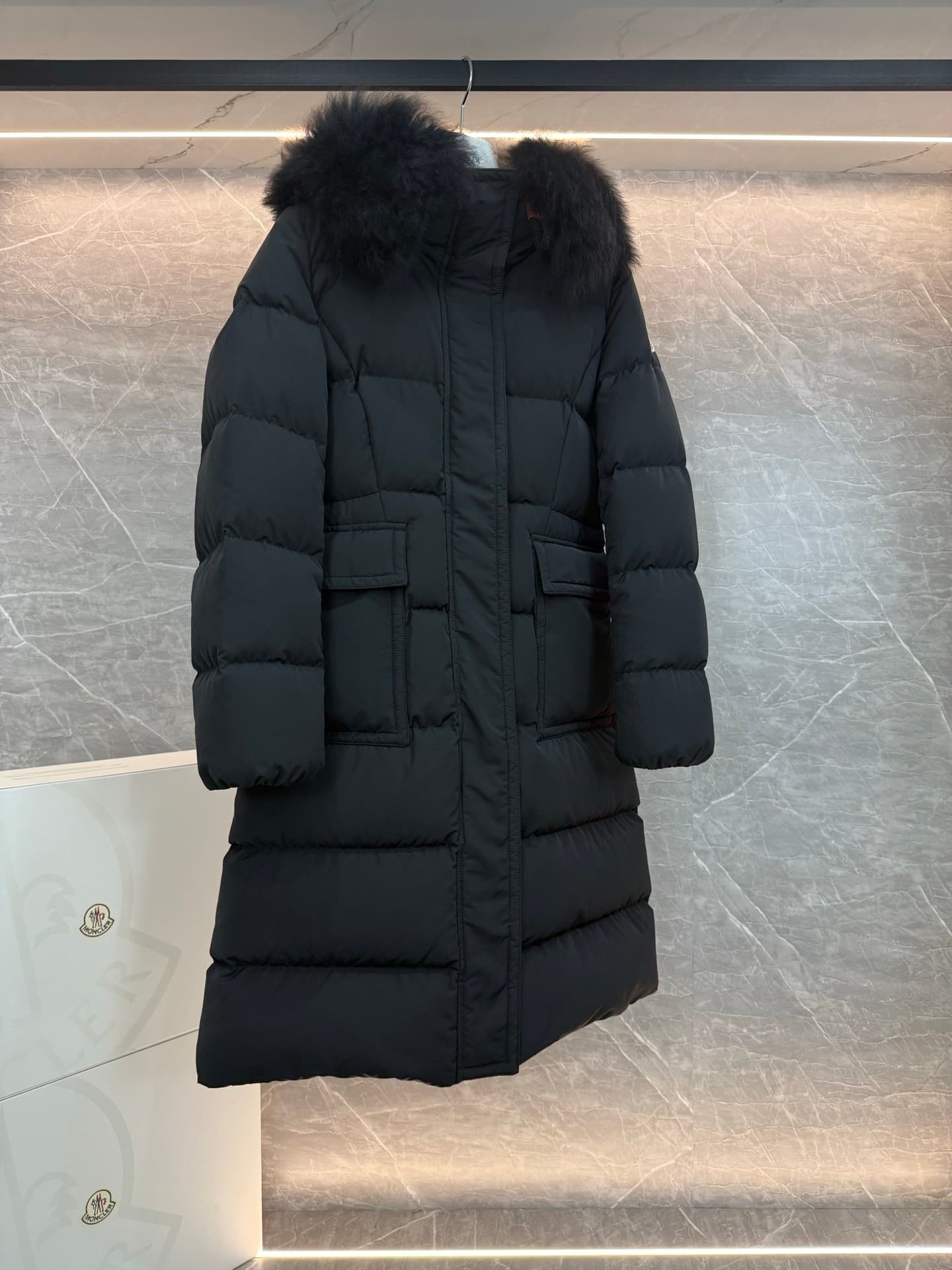 Moncler Long Rep Coat | Women's Hooded Parka image 2