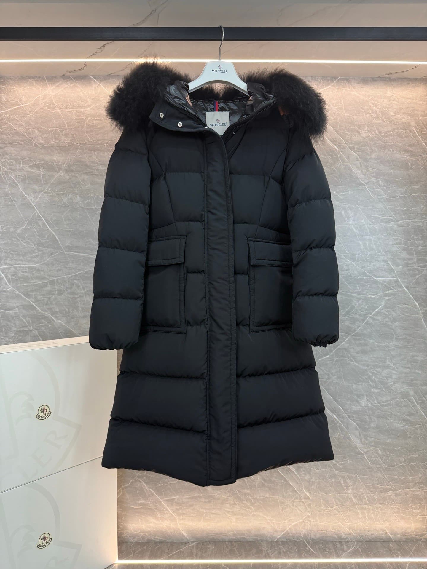 Moncler Long Rep Coat | Women's Hooded Parka image 5