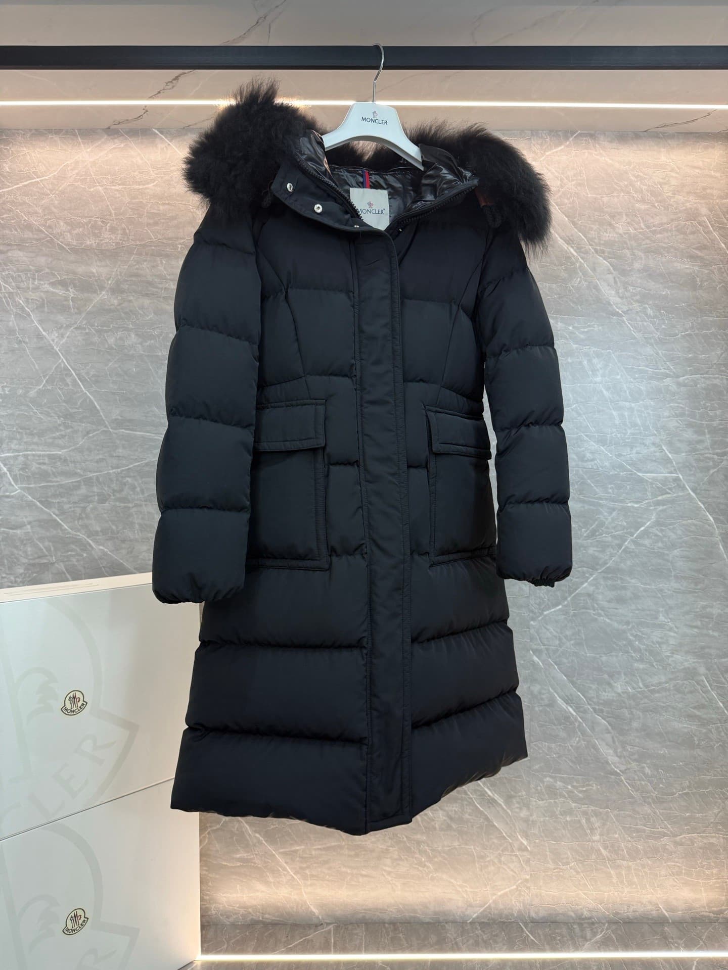 Moncler Long Rep Coat | Women's Hooded Parka image 6