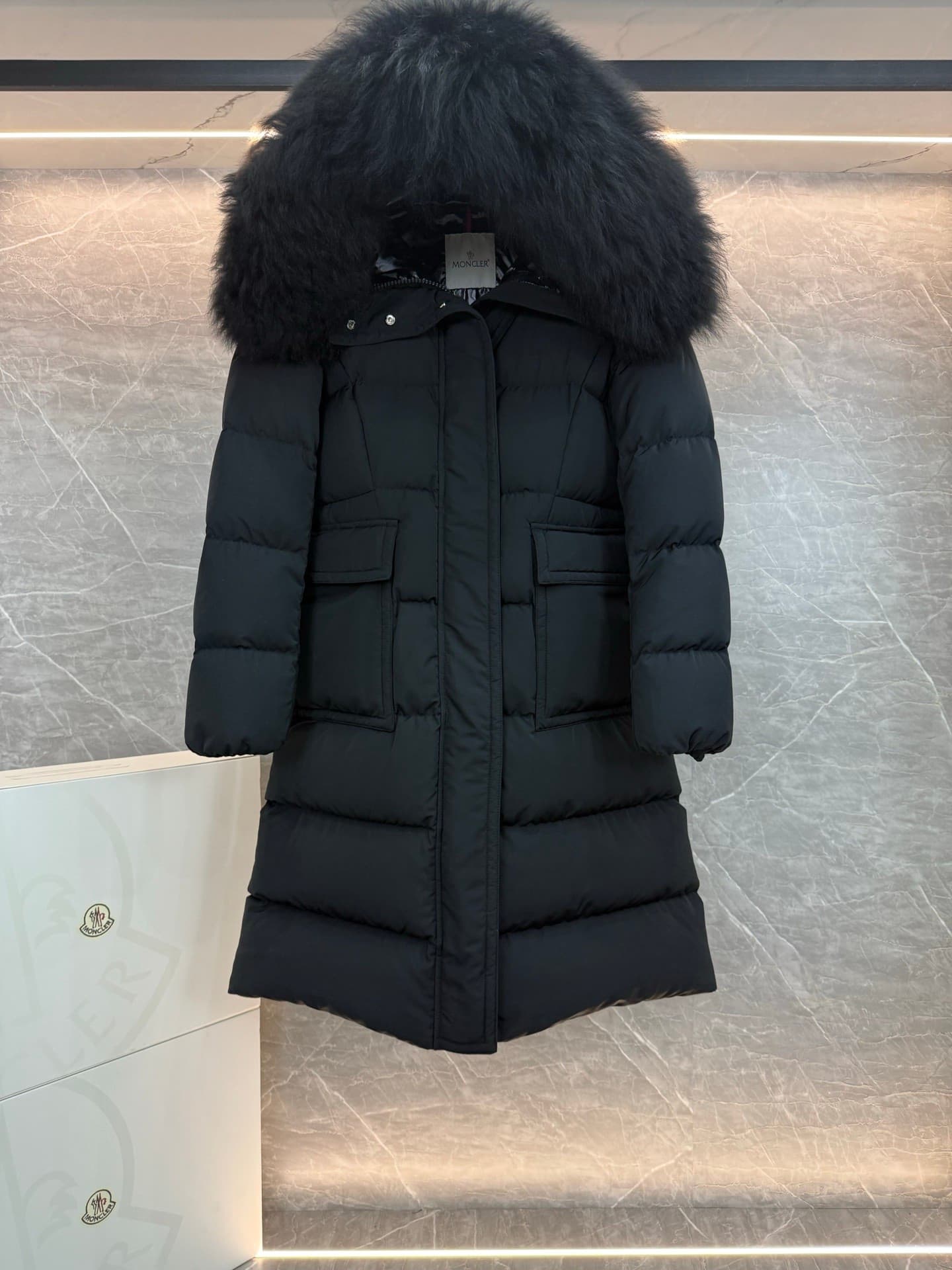 Moncler Long Rep Coat | Women's Hooded Parka image 8