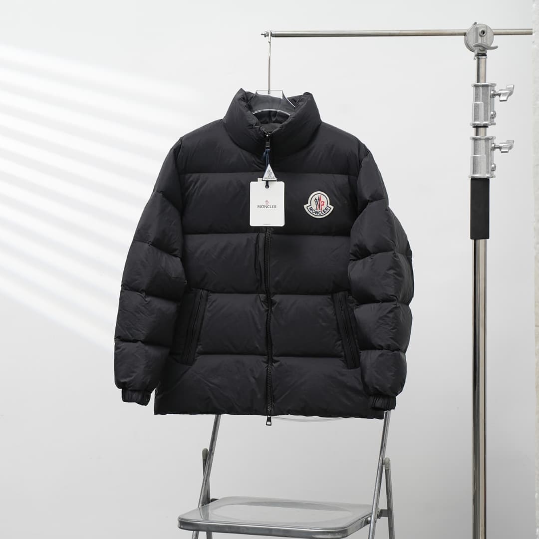 Moncler Rep Jacket | Black Chest Logo Design image 1