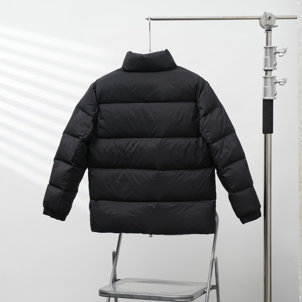 Moncler Rep Jacket | Black Chest Logo Design image 2