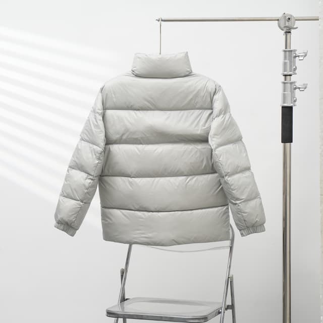 Moncler Rep Jacket | Pearl Grey Stand Collar | Yupoo image 2