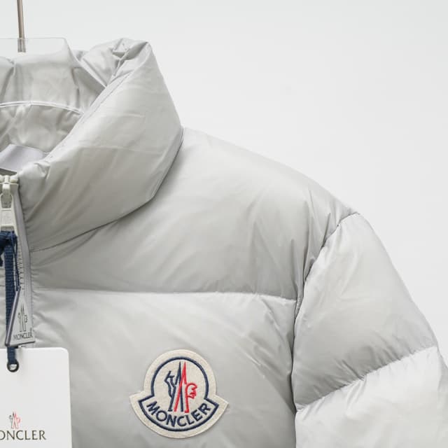 Moncler Rep Jacket | Pearl Grey Stand Collar | Yupoo image 6
