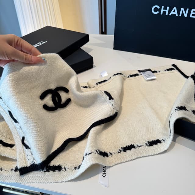 New 2026 Rep Chanel Cashmere Scarf - Top-Tier Fabric, Handmade | Yupoo image 7