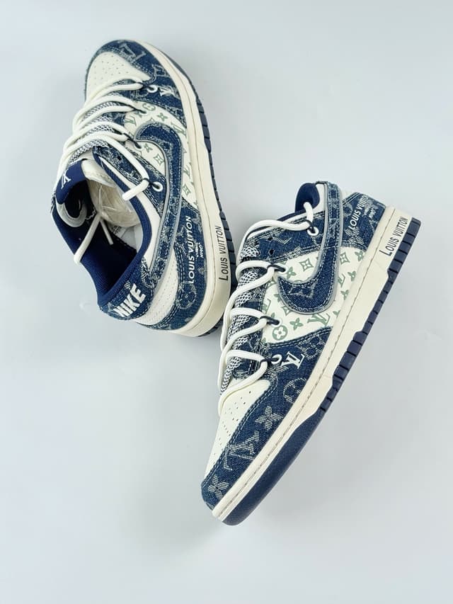 Nike SB Dunk Dupes LV Blue White YX5066 321XK | Yupoo Rep Sneakers image 3
