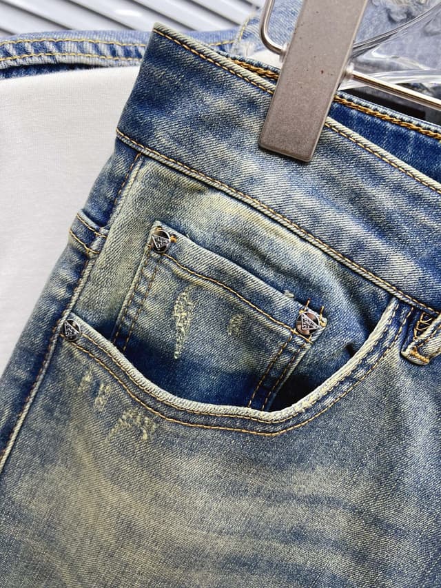 PRADA Men's Denim Shorts Yupoo Prada Shorts | Rep Clothing image 4