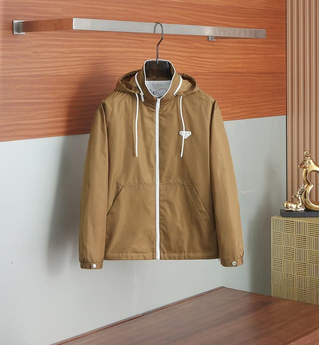 Prada 2025 Fall/Winter New Collection Hooded Casual Yupoo Jacket Prada | Rep Clothing image 1