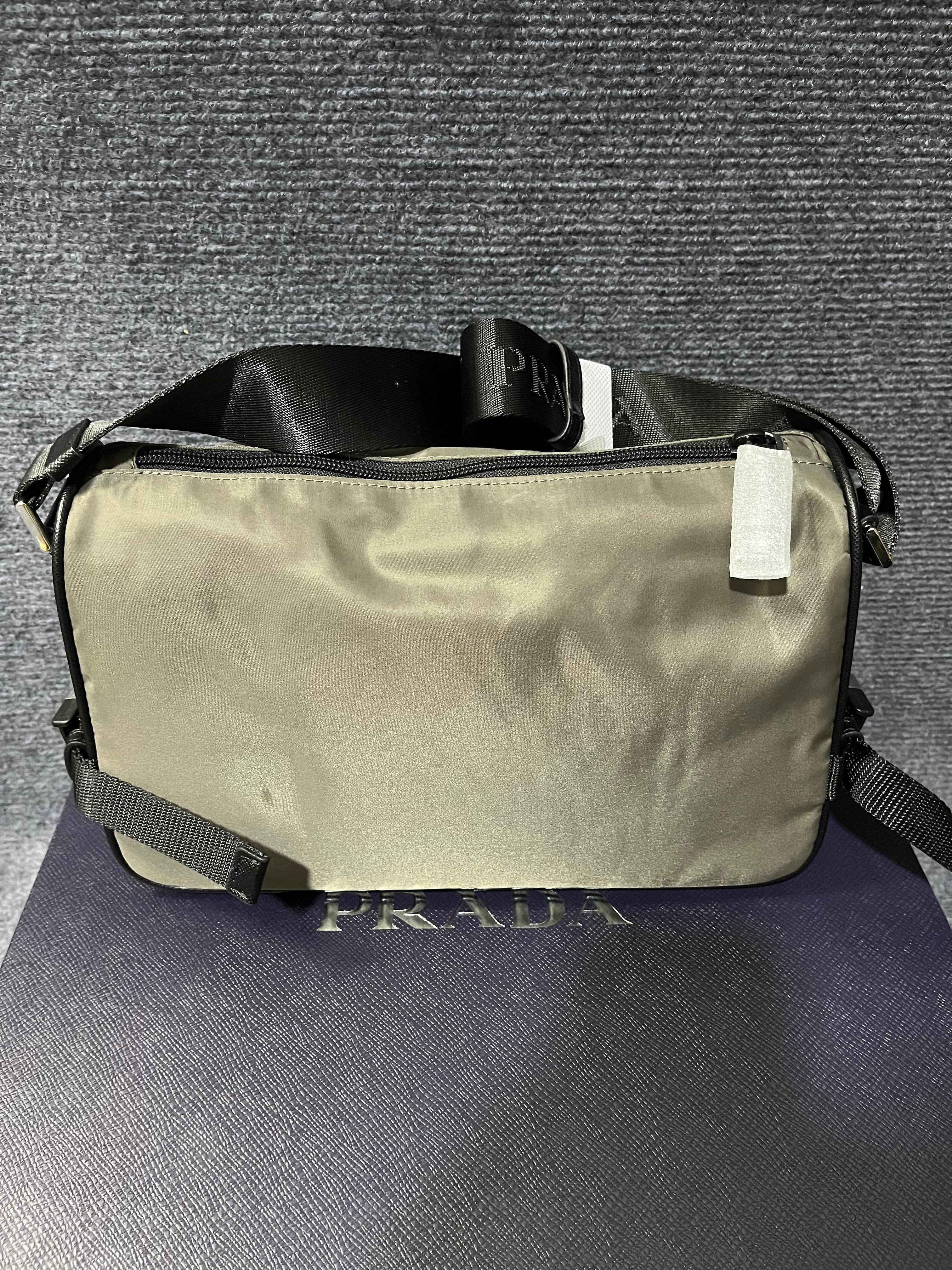 Prada Rep Nylon Crossbody Bag, Men's Casual Travel Shoulder Bag from YupooPA
