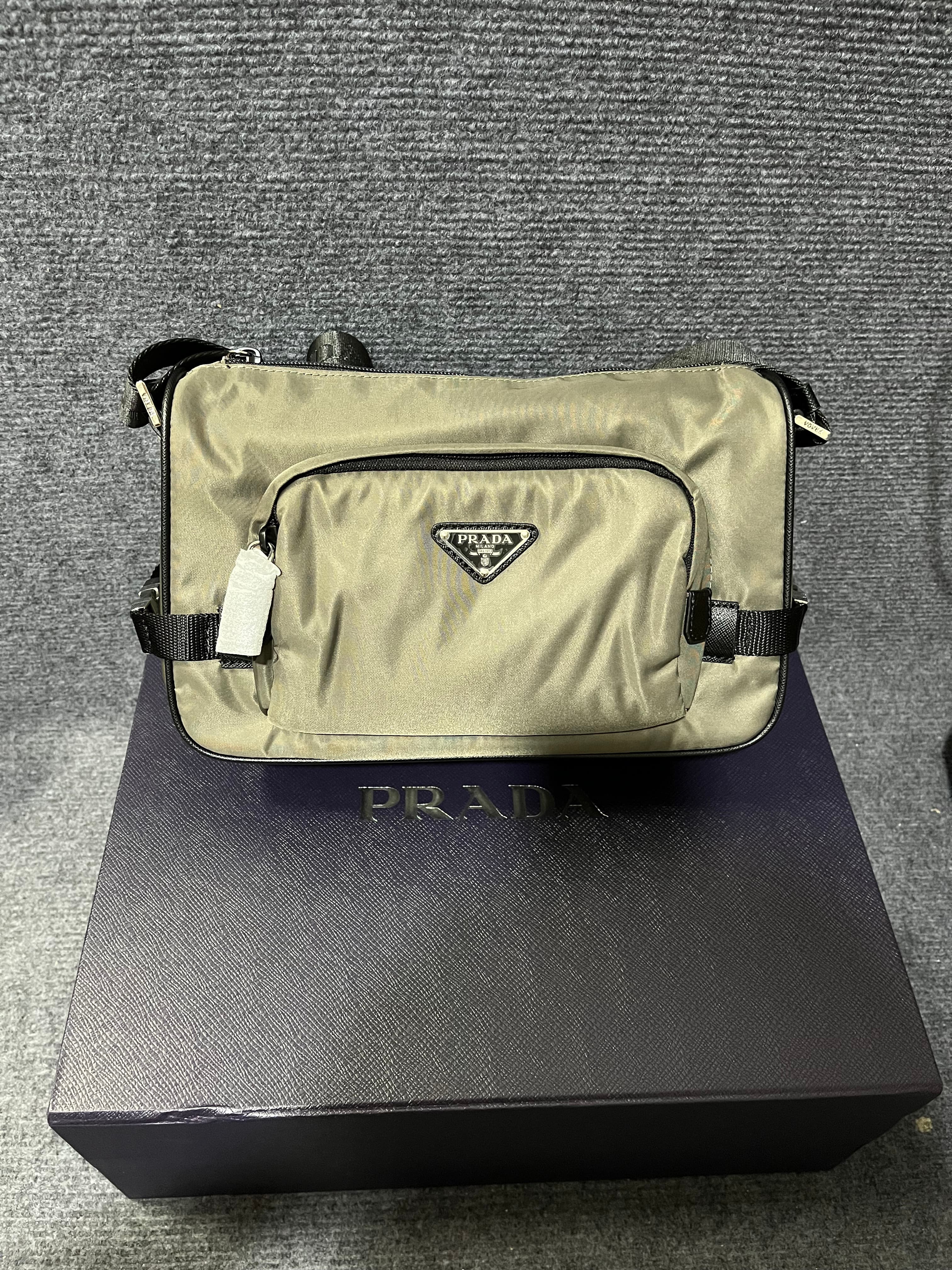 Prada Rep Nylon Crossbody Bag, Men's Casual Travel Shoulder Bag from YupooPA image 2
