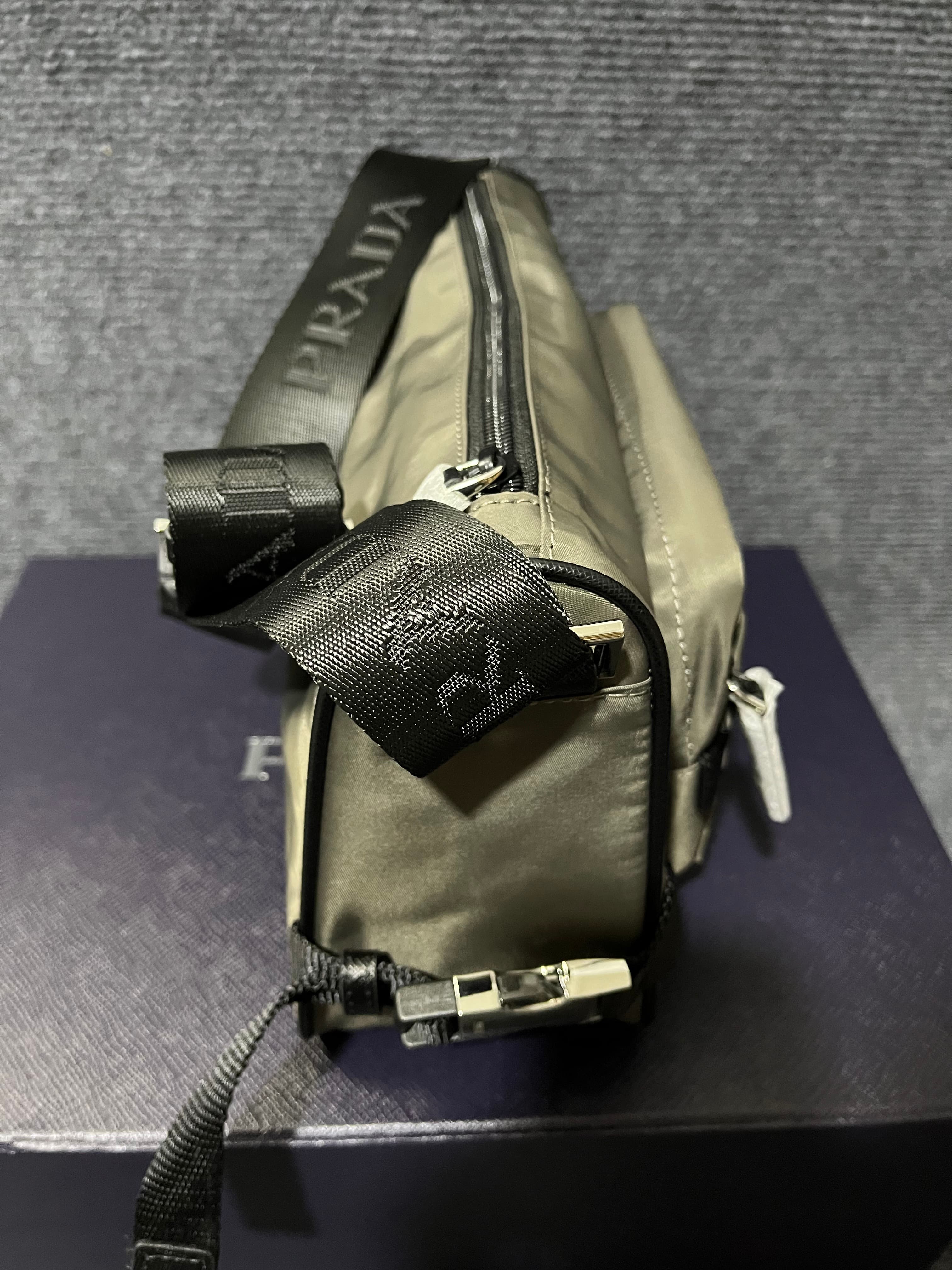 Prada Rep Nylon Crossbody Bag, Men's Casual Travel Shoulder Bag from YupooPA image 3