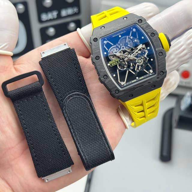 RICHARD MILLE RM35-01 Carbon Yellow Watch dupe | Yupoo Rep Watches image 1