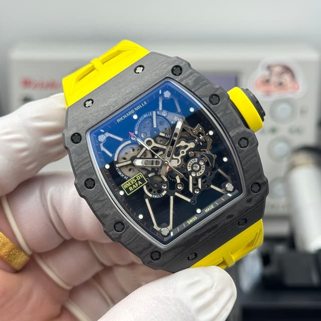 RICHARD MILLE RM35-01 Carbon Yellow Watch dupe | Yupoo Rep Watches image 3