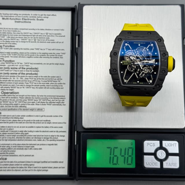 RICHARD MILLE RM35-01 Carbon Yellow Watch dupe | Yupoo Rep Watches image 4