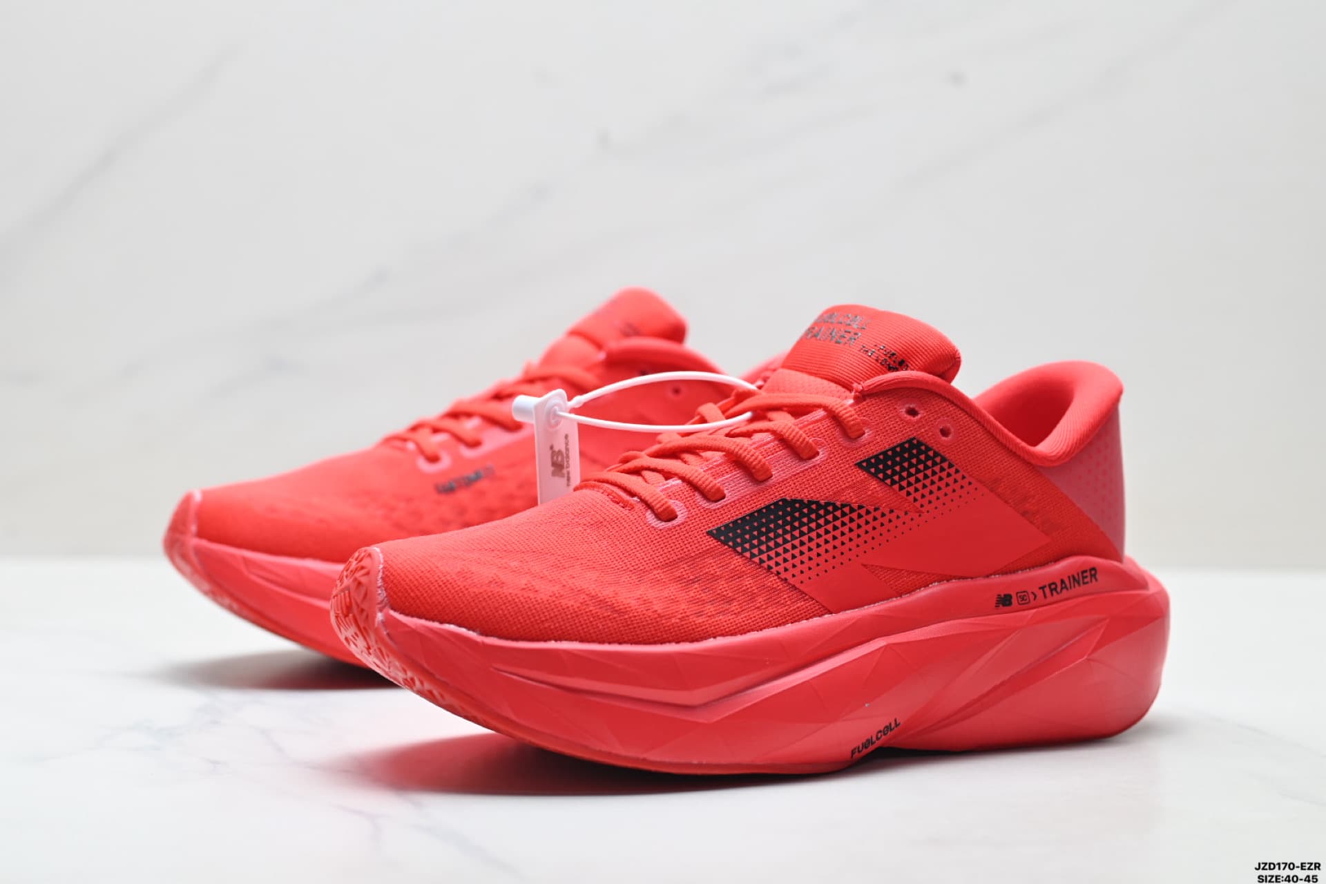 Red New Balance FuelCell Rep Sneakers Red MFCXLK3 Lightweight Running Shoes image 4