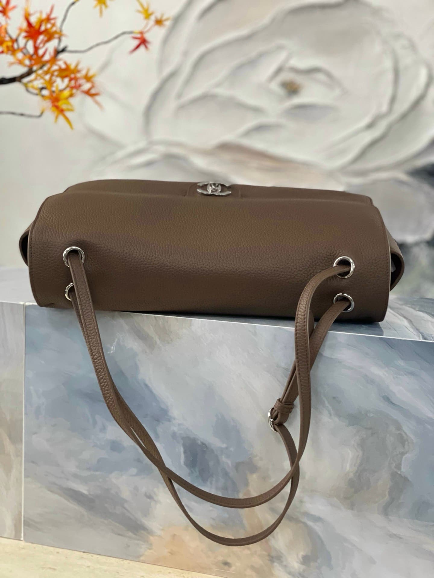 Rep Bag Chanel 26S MIX Flap Bag – Elephant Grey image 2