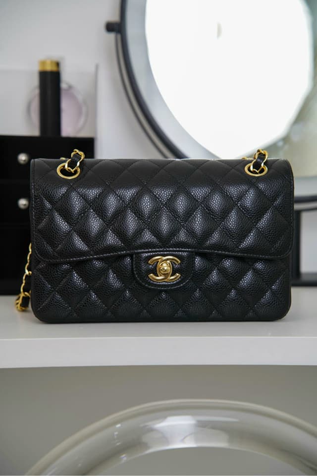 Rep Bag Chanel CF Classic Flap Small – Black Caviar | Yupoo image 3