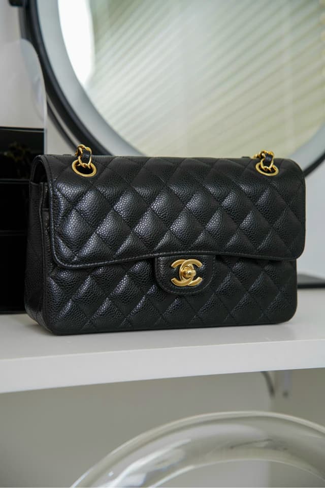 Rep Bag Chanel CF Classic Flap Small – Black Caviar | Yupoo image 5