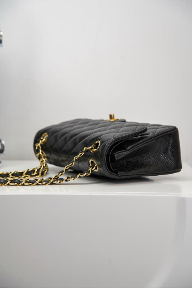 Rep Bag Chanel CF Classic Flap Small – Black Caviar | Yupoo image 8