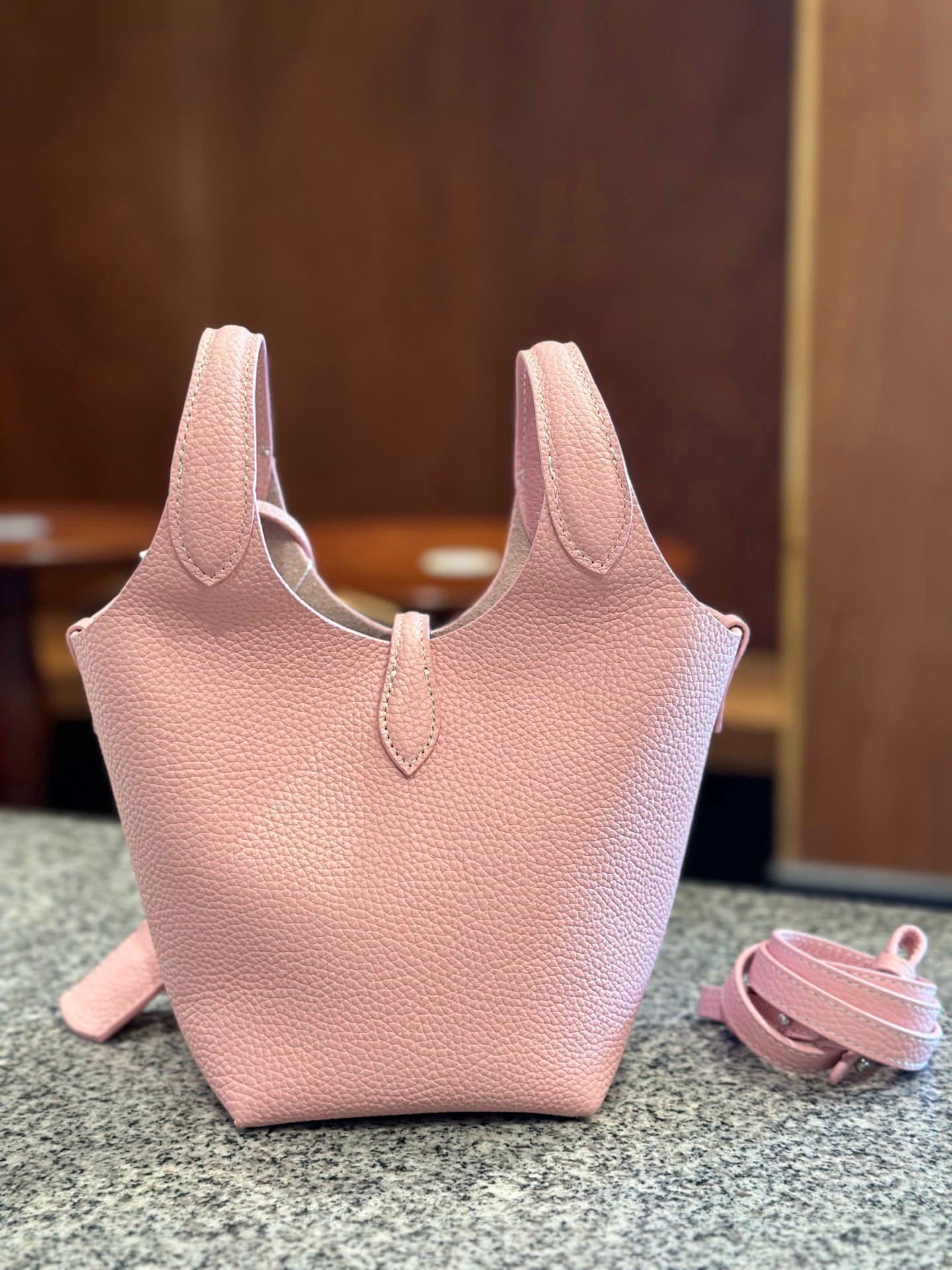 Rep Bag Ralph Lauren Bucket Tote Ba - Pink image 2