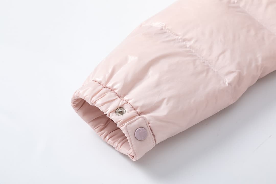 Rep Clothes: Moncler Women's Hooded Short Pink Down Jacket - Shiny Nylon image 9