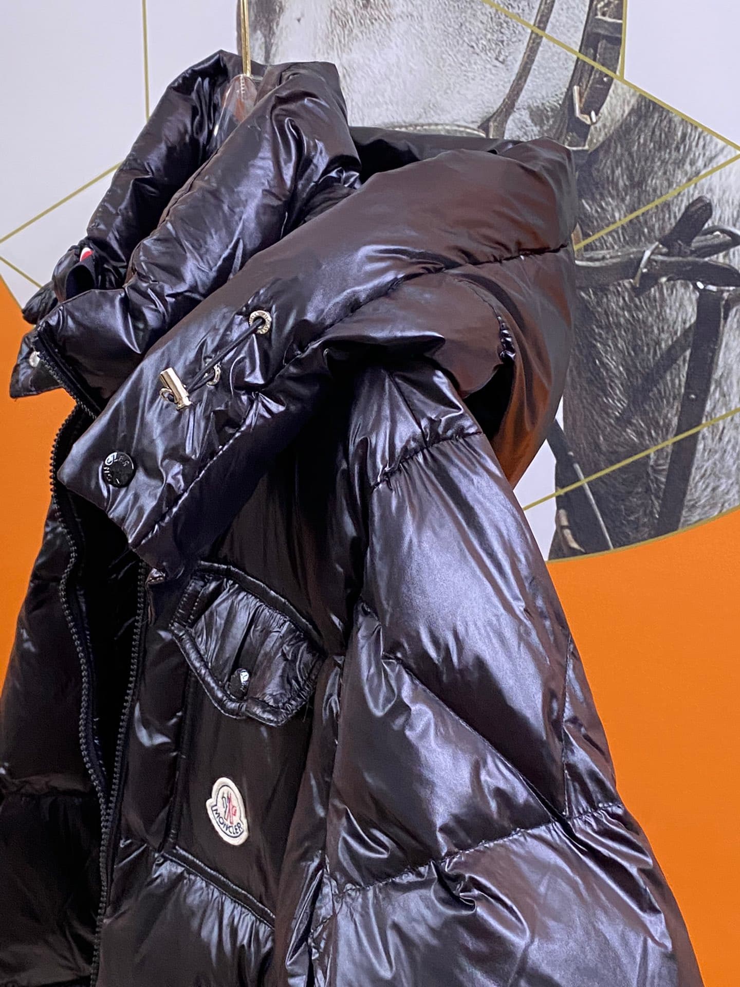 Rep Clothing: Moncler Men's Black Down Jacket - Windproof Cuffs image 4