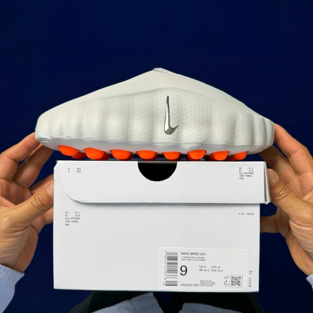 Rep Shoes Nike Mind 001 Recovery Slides – Grey image 9