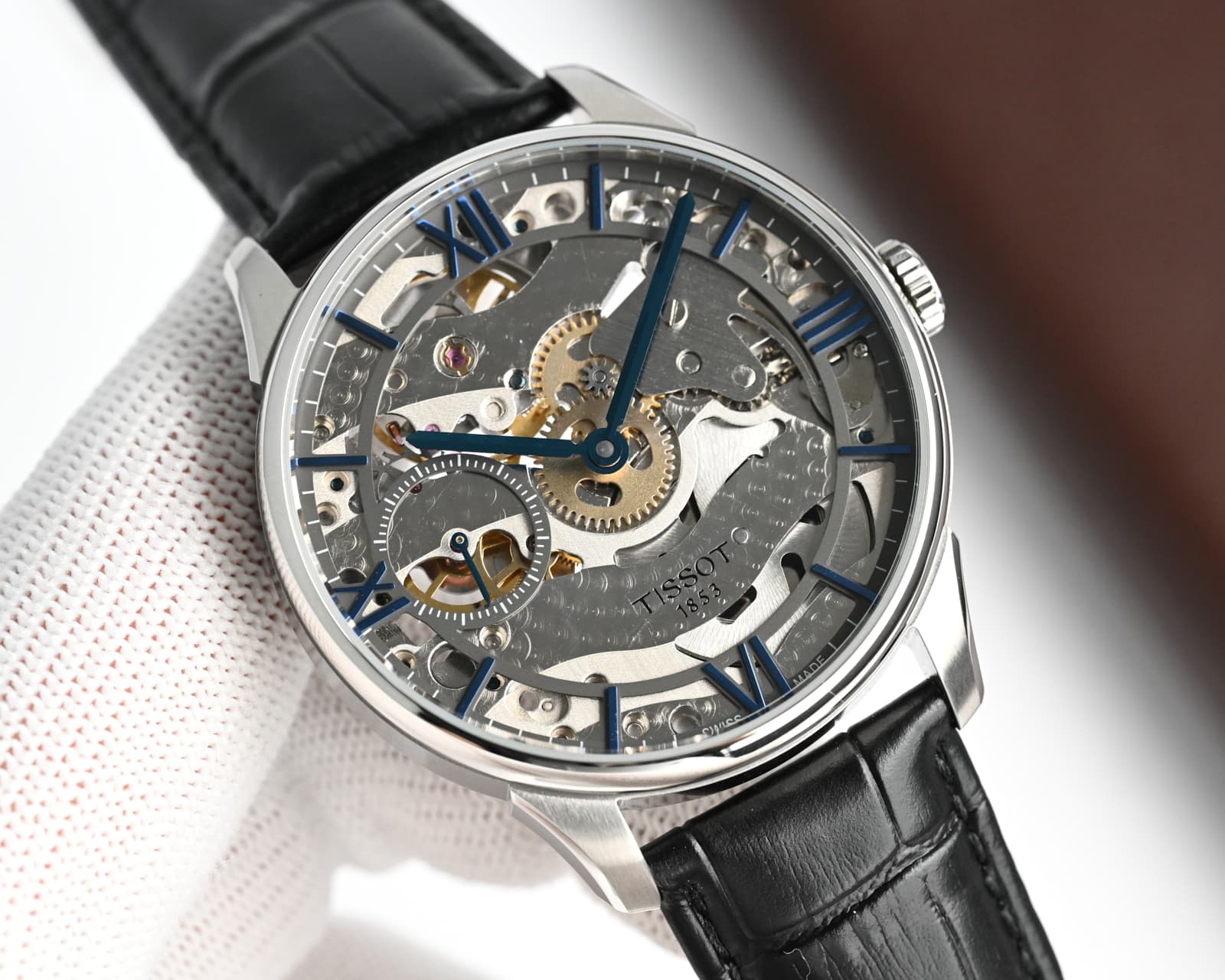 Rep TISSOT 1853 Le Locle Skeleton Watch - Manual Movement, 316L Steel | Yupoo image 1
