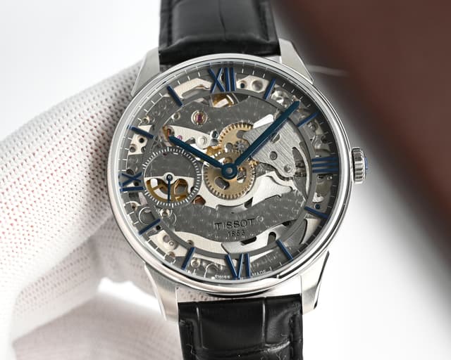 Rep TISSOT 1853 Le Locle Skeleton Watch - Manual Movement, 316L Steel | Yupoo image 2