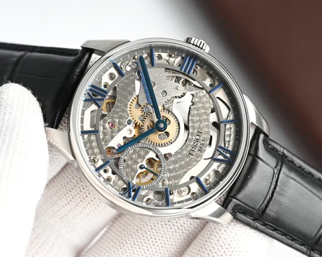Rep TISSOT 1853 Le Locle Skeleton Watch - Manual Movement, 316L Steel | Yupoo image 5