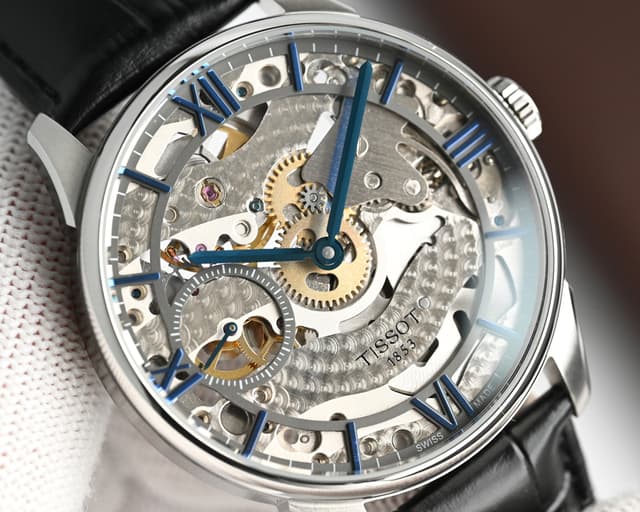 Rep TISSOT 1853 Le Locle Skeleton Watch - Manual Movement, 316L Steel | Yupoo image 6