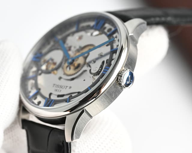 Rep TISSOT 1853 Le Locle Skeleton Watch - Manual Movement, 316L Steel | Yupoo image 7