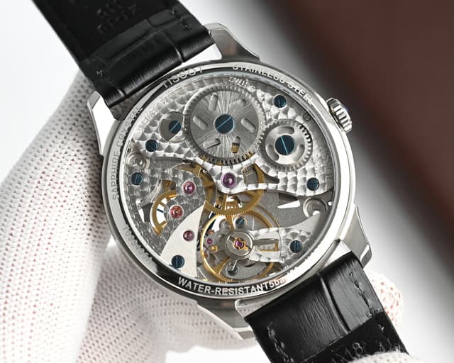 Rep TISSOT 1853 Le Locle Skeleton Watch - Manual Movement, 316L Steel | Yupoo image 8