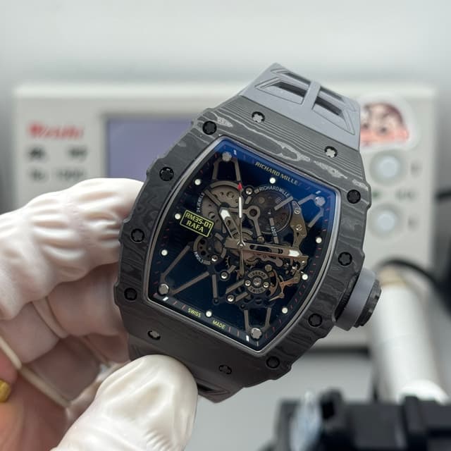 Richard Mille RM 35-01 Grey Rafael Nadal Carbon Watch dupe | Yupoo Rep Watches image 5