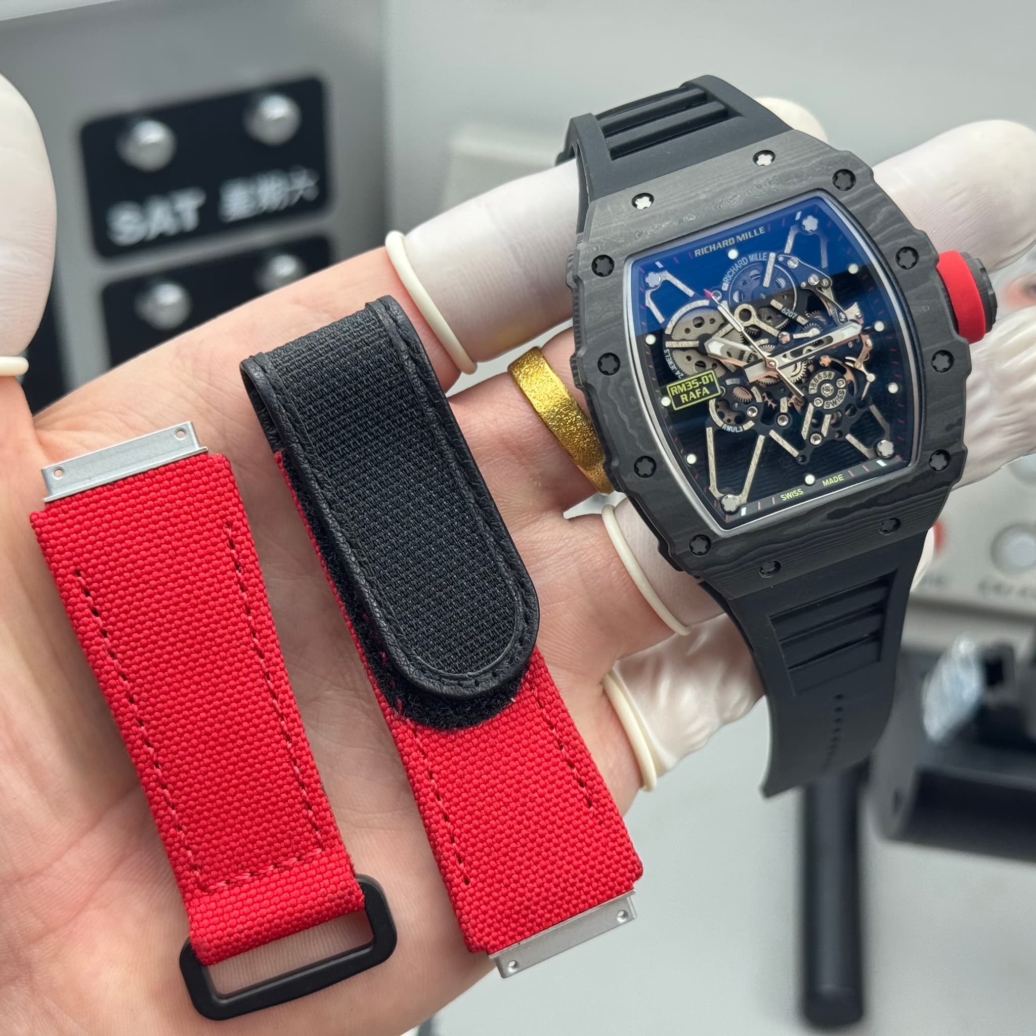 Richard Mille RM 35-01 Rafael Nadal Carbon Watch dupe | Yupoo Rep Watches image 1
