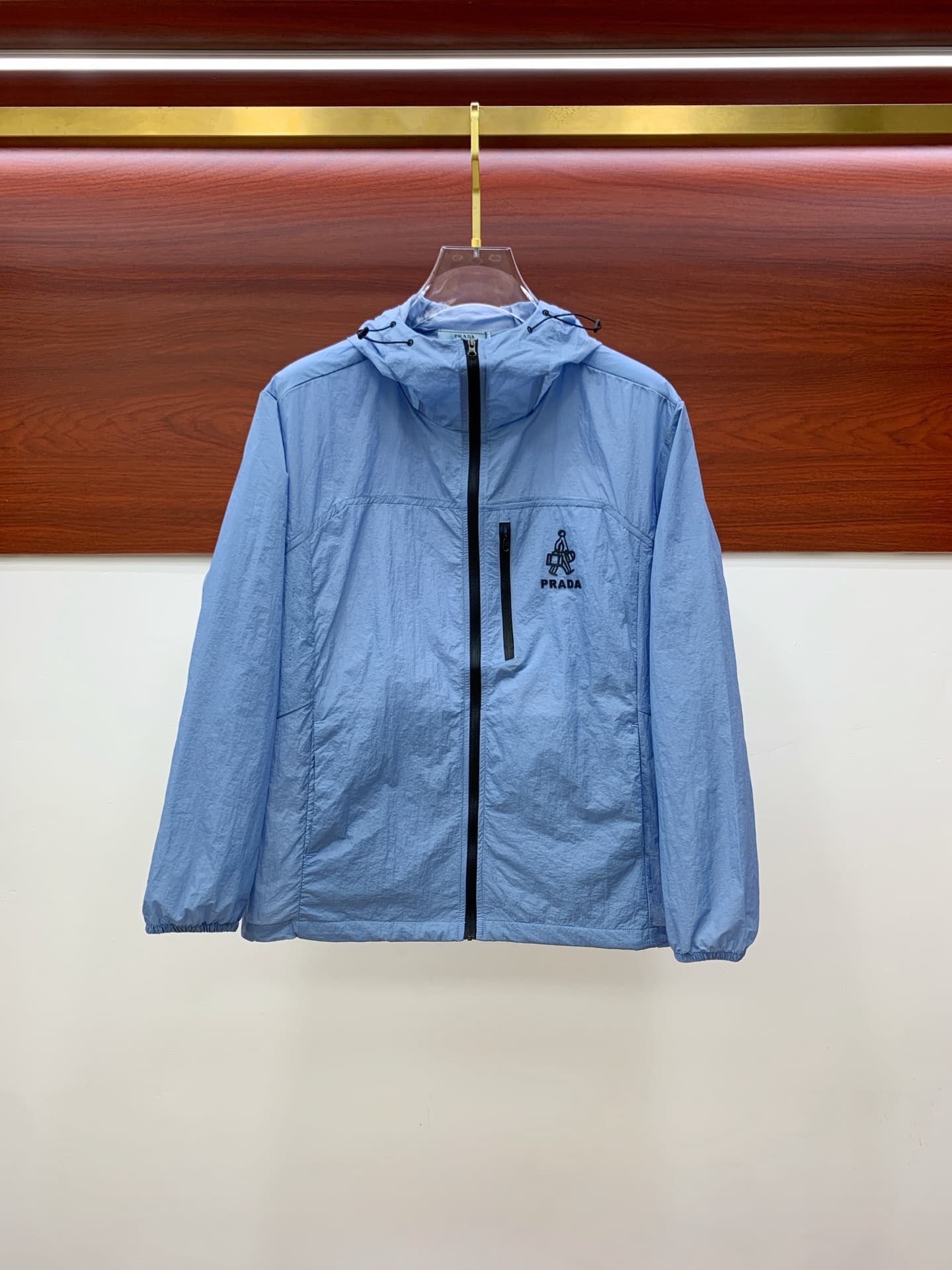 PRADA Men's Sun Protection Jacket Yupoo Prada Coat Blue | Rep Clothing image 1