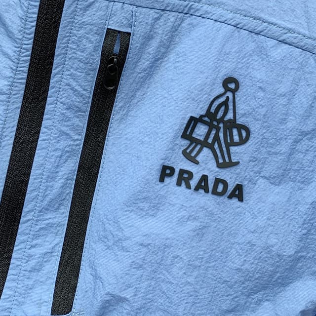 PRADA Men's Sun Protection Jacket Yupoo Prada Coat Blue | Rep Clothing image 6