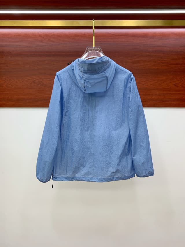 PRADA Men's Sun Protection Jacket Yupoo Prada Coat Blue | Rep Clothing image 9