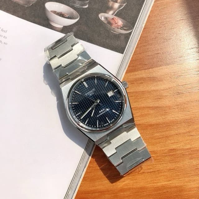 Tissot PRX Ice Blue Watch | 40mm Auto Men's Timepiece | Yupoo Rep Watches image 3