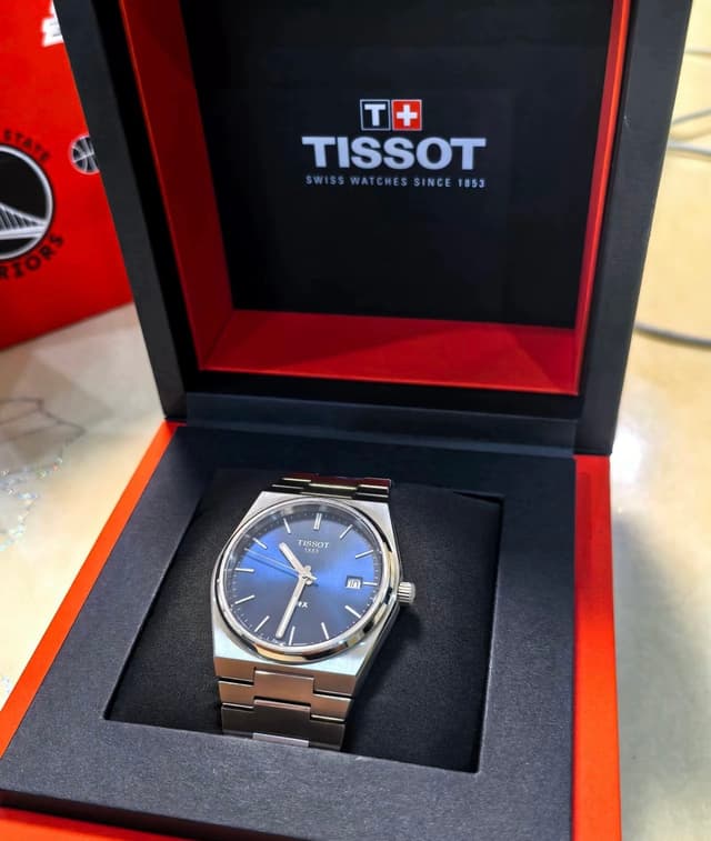 Tissot PRX Quartz Dupes | 40mm Blue Dial Men's Watch | Yupoo Rep Watches image 2