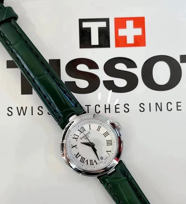 Tissot T-Lady Women's Swiss Quartz Watch White Dial Leather Strap 1:1 COPY luxury watch 2026 | Yupoo Rep Watches image 3