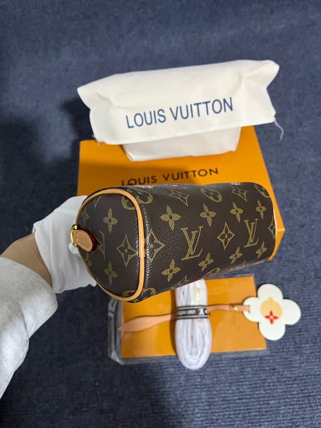 Top quanlity LOUIS VUITTON Nano Speedy Brown Monogram Rep LV Bag | Yupoo image 3